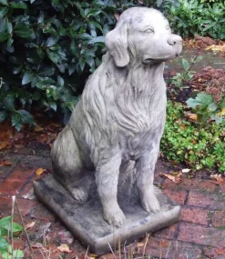 Statues & Sculptures Dogs^Golden Retriever Stone Garden Ornament