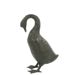 Statues & Sculptures Goose^Goose 55cm Bronze Metal Garden Ornament