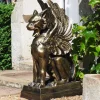 Statues & Sculptures Griffins^Gothic Griffin Bronze Metal Garden Statue