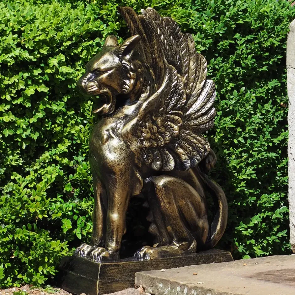 Statues & Sculptures Griffins^Gothic Griffin Bronze Metal Garden Statue