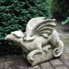 Statues & Sculptures Griffins^Gothic Griffin Stone Garden Ornament
