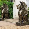 Statues & Sculptures Griffins^Gothic Griffins Bronze Metal Garden Statues