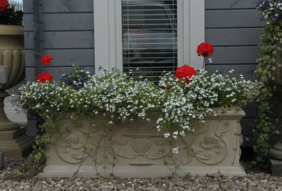 Statues & Sculptures Troughs|Large^Grand Athena Trough Stone Garden Planter
