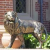 Statues & Sculptures Wildlife|Lions^Grand Lion Left Facing Bronze Metal Garden Statue