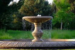 Statues & Sculptures Water Features^Grand Single Tier 4m Sandstone Stone Water Fountain Feature