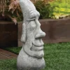 Statues & Sculptures Easter Island Heads^Grandad Easter Island Head Stone Garden Ornament