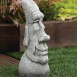 Statues & Sculptures Easter Island Heads^Grandad Easter Island Head Stone Garden Ornament