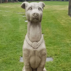 Statues & Sculptures Dogs^Greyhound 90cm Stone Garden Statue
