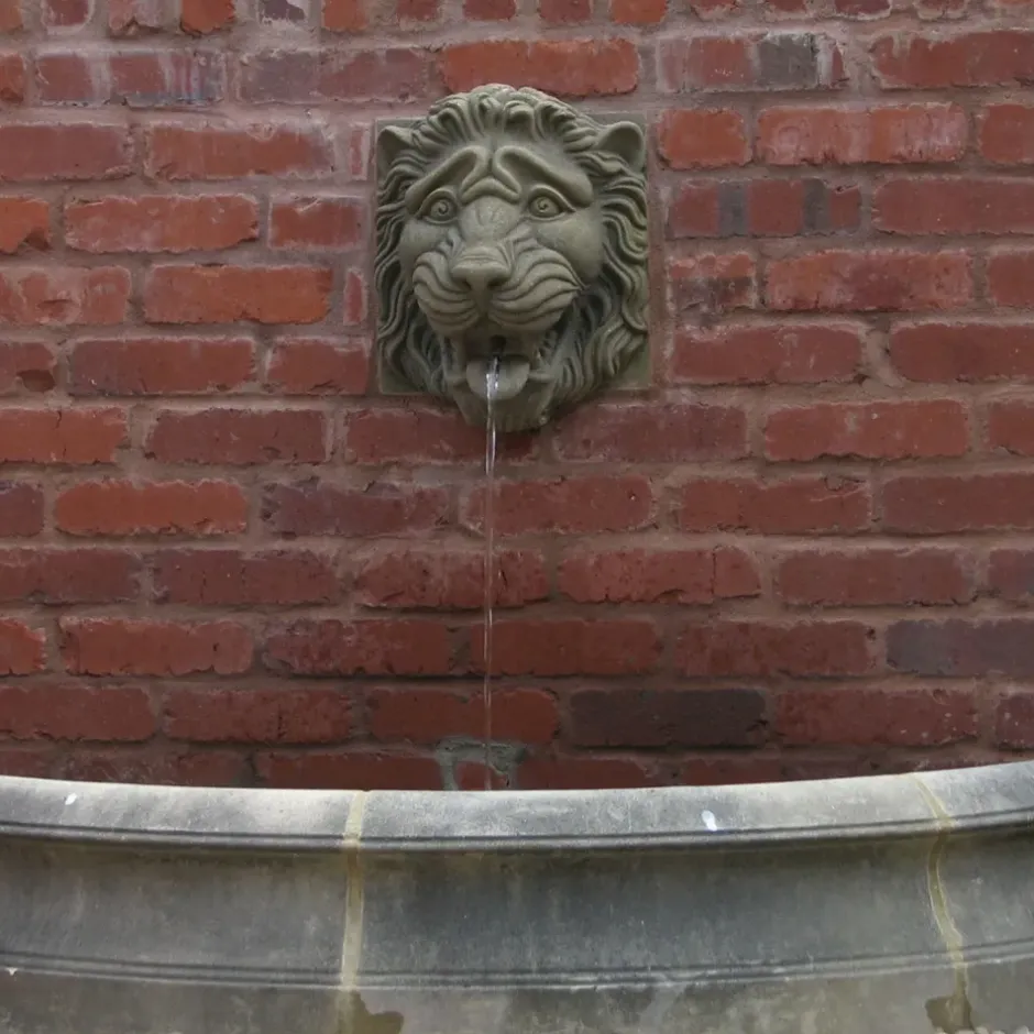 Statues & Sculptures Water Features^Half Circle Large Stone Pool Surround Water Feature