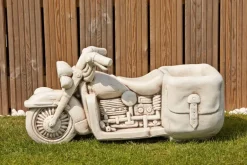 Statues & Sculptures Large^Harley Davidson Motorbike Stone Garden Planter Ornament