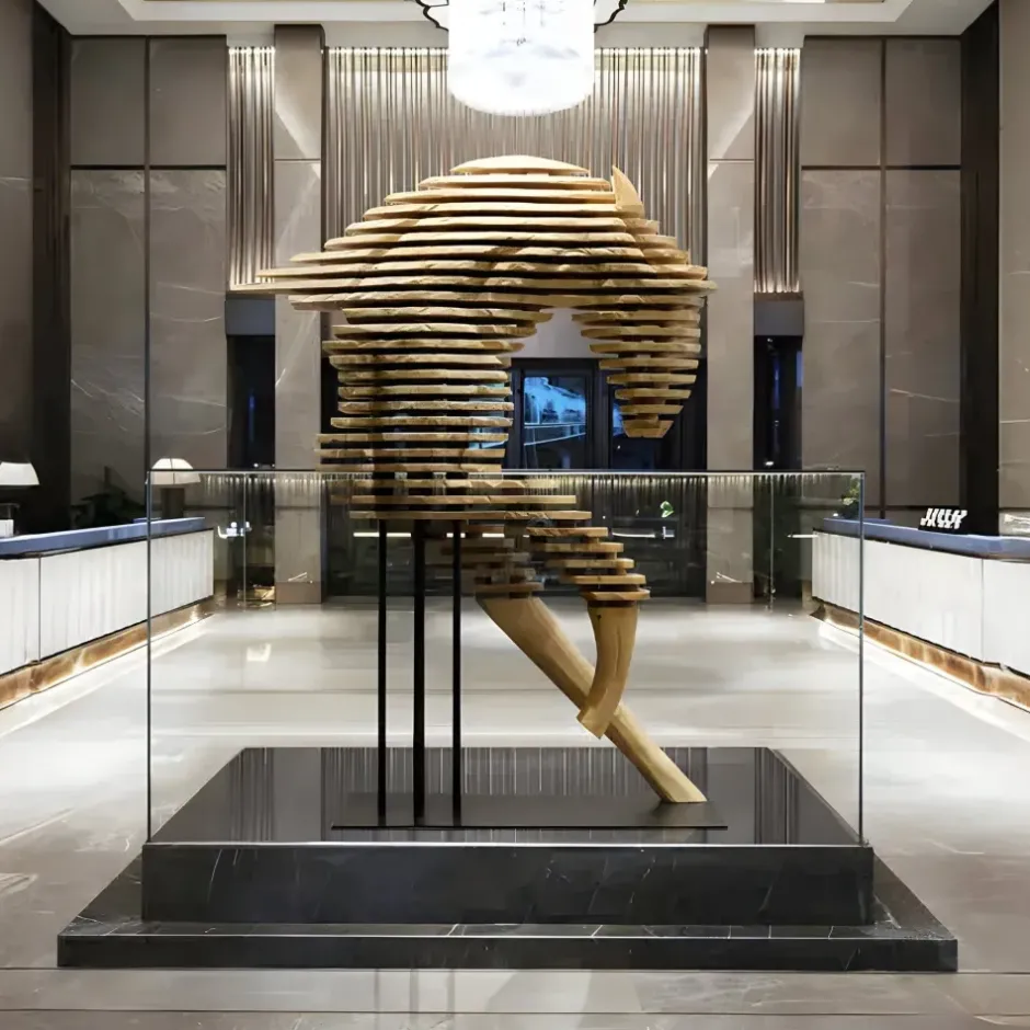 Statues & Sculptures Floor Standing|Abstract^Harmonic Horse 160cm Bronze Metal Garden Sculpture v1