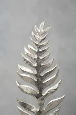 Statues & Sculptures Table Top|Contemporary^Harmonic Leaf 67cm Metal Indoor Sculpture