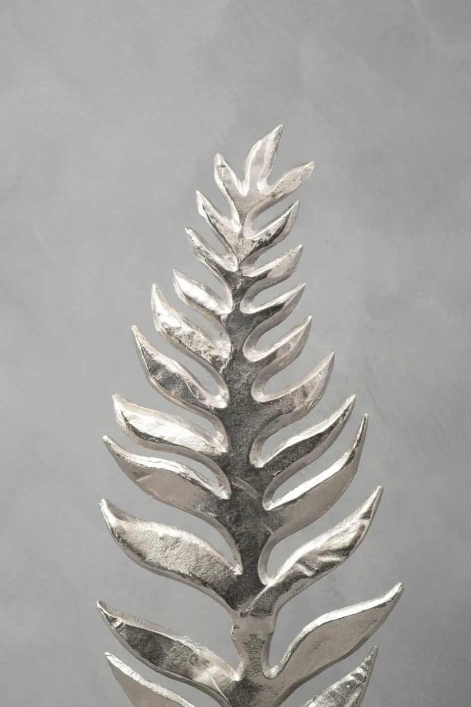 Statues & Sculptures Table Top|Contemporary^Harmonic Leaf 67cm Metal Indoor Sculpture
