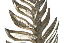 Statues & Sculptures Table Top|Contemporary^Harmonic Leaf 67cm Metal Indoor Sculpture