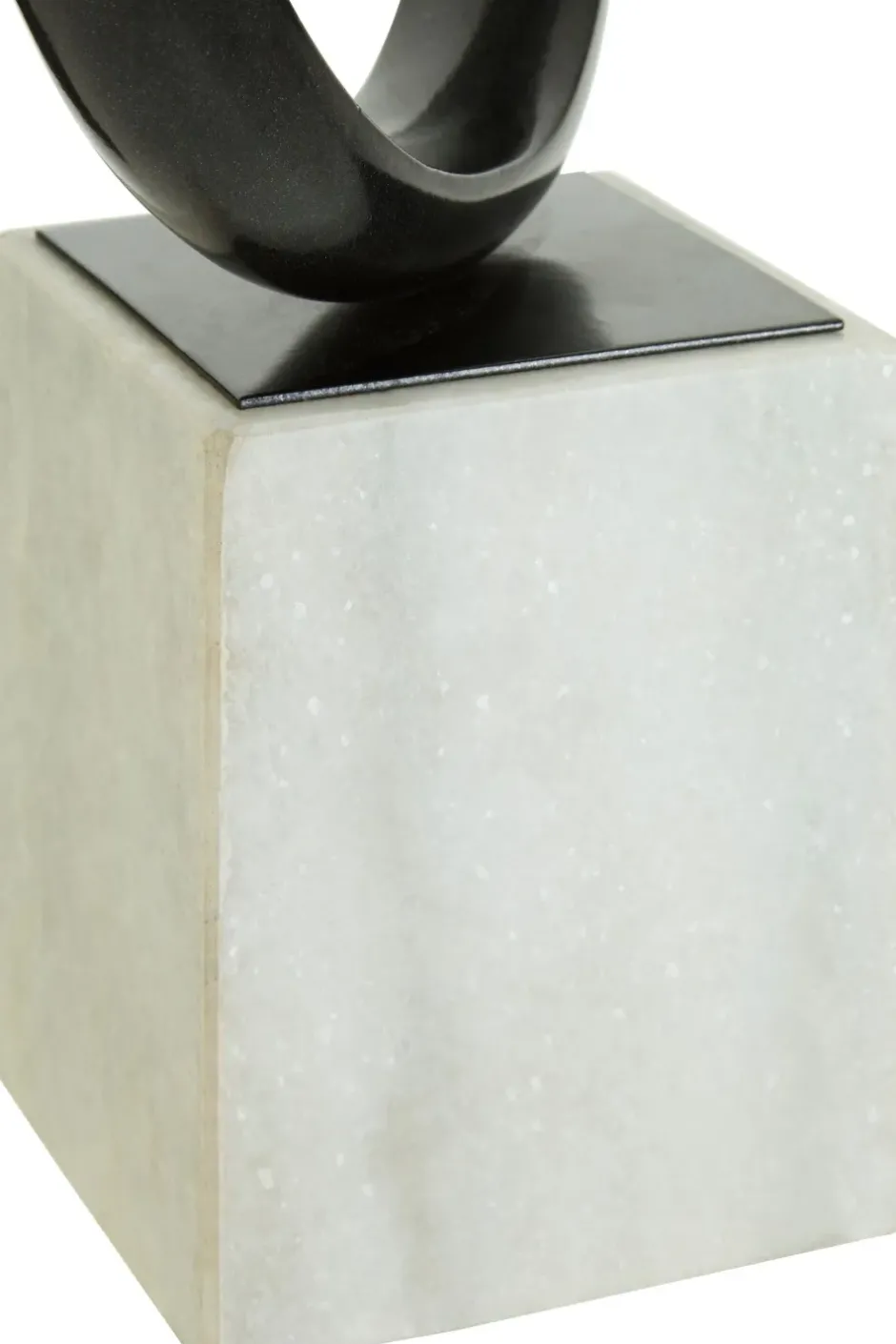 Statues & Sculptures Table Top|Abstract^Harmony in Motion 34cm Black Metal Indoor Sculpture