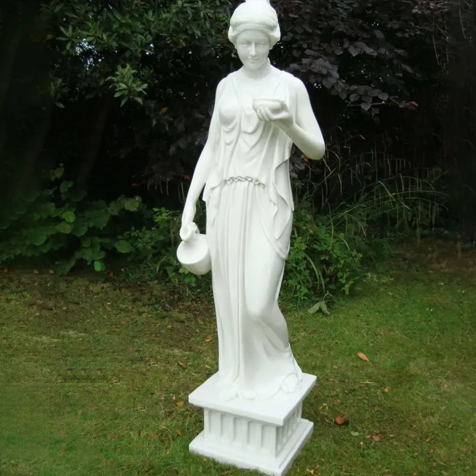 Statues & Sculptures Greek^Hebe 85cm Marble Resin Garden Statue
