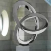Statues & Sculptures Contemporary|Contemporary^Helix 98cm Metal Stainless Steel Indoor Sculpture