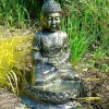 Statues & Sculptures Buddha^Hindu Buddha Bronze Metal Garden Statue