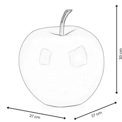 Statues & Sculptures Table Top|Graffiti^Iconic Apple 30cm Graffiti Resin Indoor Sculpture