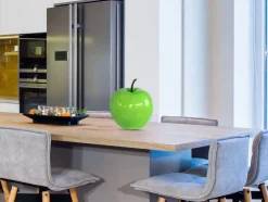 Statues & Sculptures Table Top|Contemporary^Iconic Apple 30cm Green Resin Indoor Sculpture