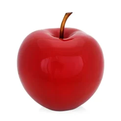 Statues & Sculptures Table Top|Contemporary^Iconic Apple 30cm Red Resin Indoor Sculpture