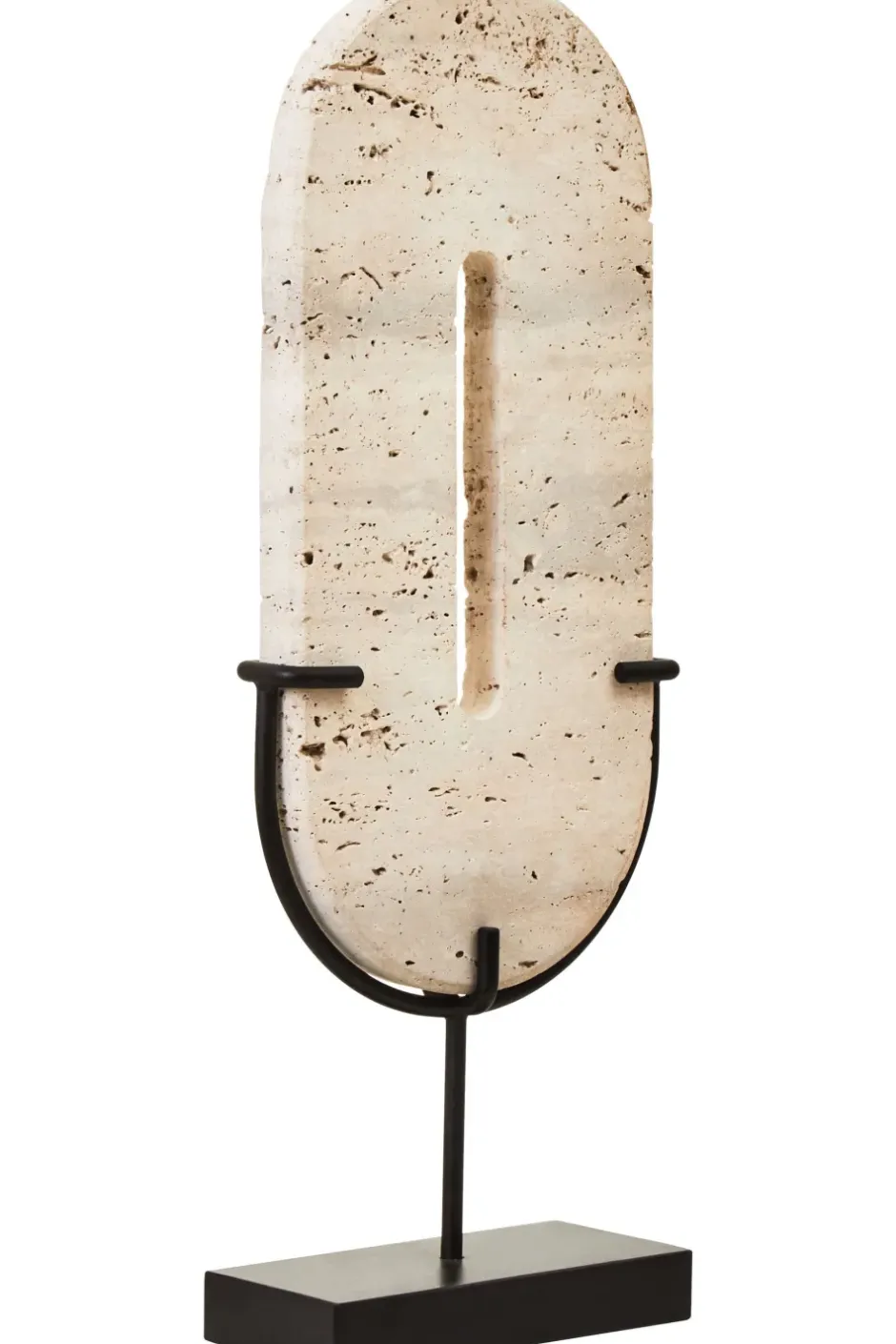 Statues & Sculptures Table Top|Abstract^Infinite Oval 60cm Stone Indoor Sculpture