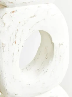 Statues & Sculptures Table Top|Abstract^Infinite Quartet 61cm White Wood Indoor Sculpture