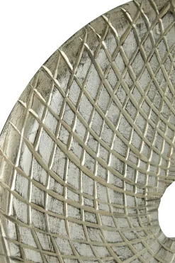 Statues & Sculptures Table Top|Abstract^Infinity Core 50cm Silver Wood Indoor Sculpture