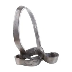 Statues & Sculptures Table Top|Abstract^Infinity Knot 22cm Black Metal Indoor Sculpture