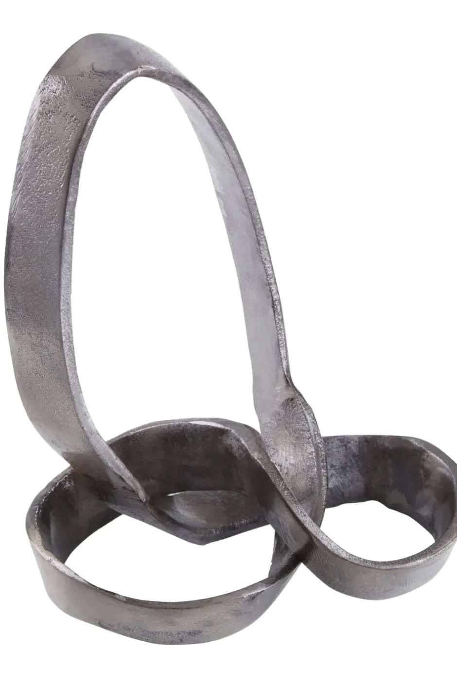 Statues & Sculptures Table Top|Abstract^Infinity Knot 22cm Black Metal Indoor Sculpture
