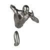 Statues & Sculptures Figurative|Wall Art^Infinity Man 28cm Anthracite Resin Wall Sculpture