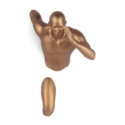Statues & Sculptures Figurative|Wall Art^Infinity Man 28cm Bronze Resin Wall Sculpture