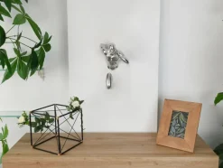 Statues & Sculptures Figurative|Wall Art^Infinity Man 28cm Silver Resin Wall Sculpture