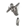 Statues & Sculptures Figurative|Wall Art^Infinity Woman 28cm Anthracite Resin Wall Sculpture