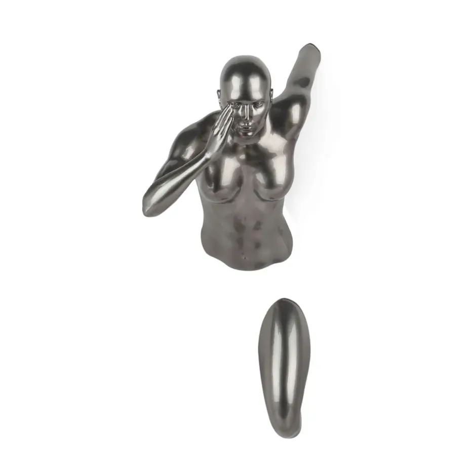 Statues & Sculptures Figurative|Wall Art^Infinity Woman 28cm Anthracite Resin Wall Sculpture