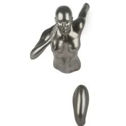 Statues & Sculptures Figurative|Wall Art^Infinity Woman 50cm Anthracite Resin Wall Sculpture