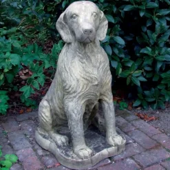Statues & Sculptures Dogs^Irish Setter Stone Garden Statue