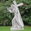 Statues & Sculptures Jesus^Jesus Christ 113cm Marble Resin Garden Statue