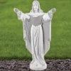 Statues & Sculptures Jesus^Jesus Christ 43cm Marble Resin Garden Statue