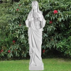 Statues & Sculptures Jesus^Jesus Christ 122cm Marble Resin Garden Statue