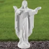 Statues & Sculptures Jesus^Jesus Christ 79cm Marble Resin Garden Statue