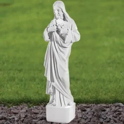 Statues & Sculptures Jesus^Jesus Christ 42cm Marble Resin Garden Statue