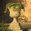 Statues & Sculptures Large|Round^Kensington Urn Stone Garden Planter on Plinth