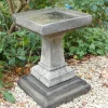 Statues & Sculptures Bird Baths^Keymer Modern Stone Garden Birdbath