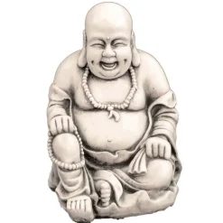Statues & Sculptures Buddha^Laughing Buddha Antique Stone Garden Statue