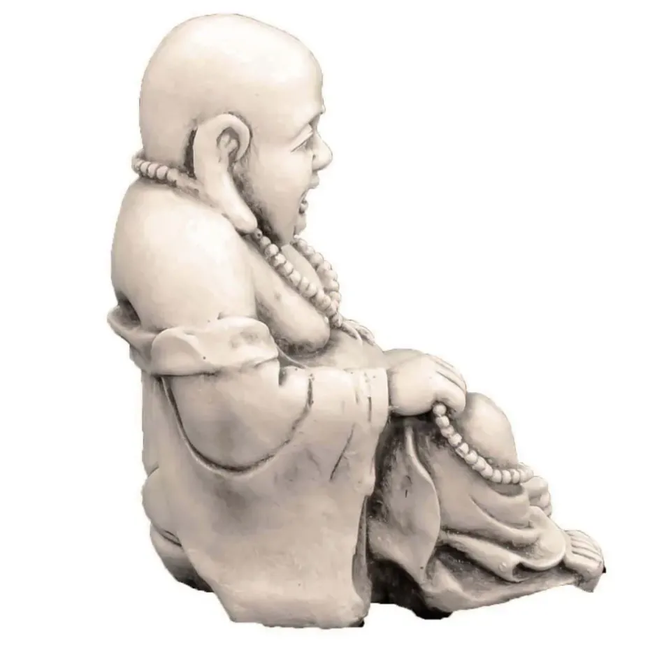 Statues & Sculptures Buddha^Laughing Buddha Antique Stone Garden Statue
