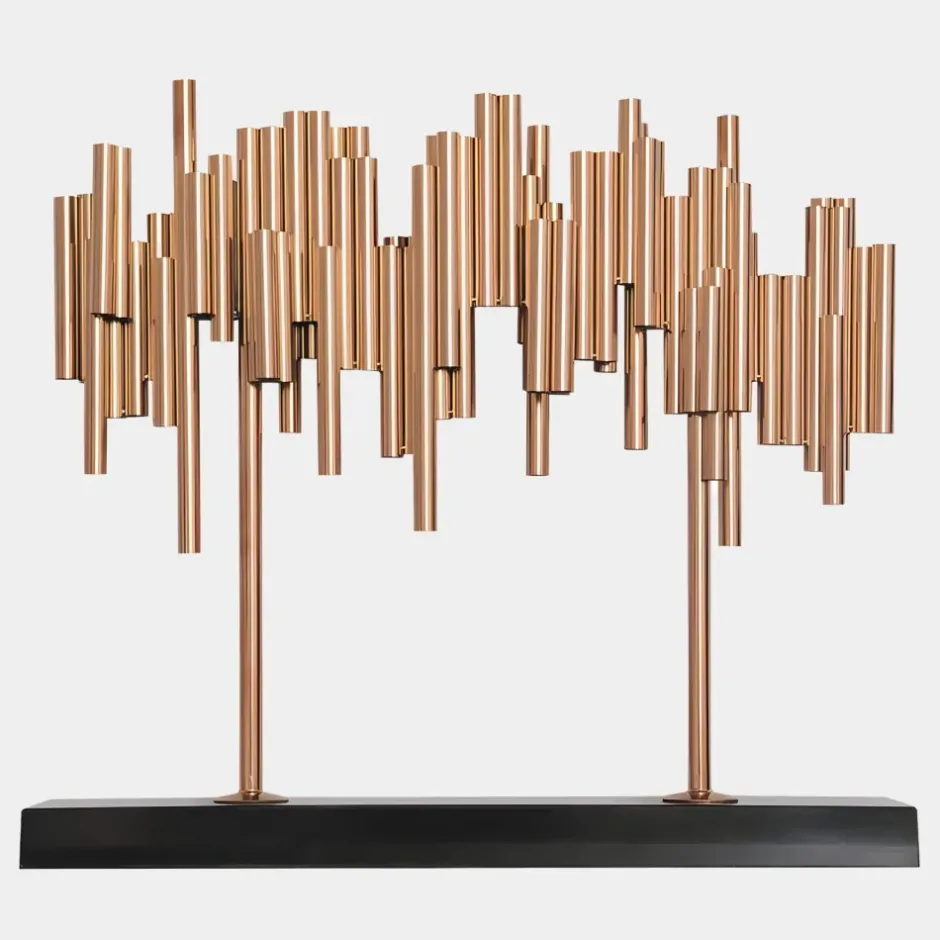 Statues & Sculptures Table Top|Floor Standing^Light Symphony 82cm Copper Metal Indoor Sculpture