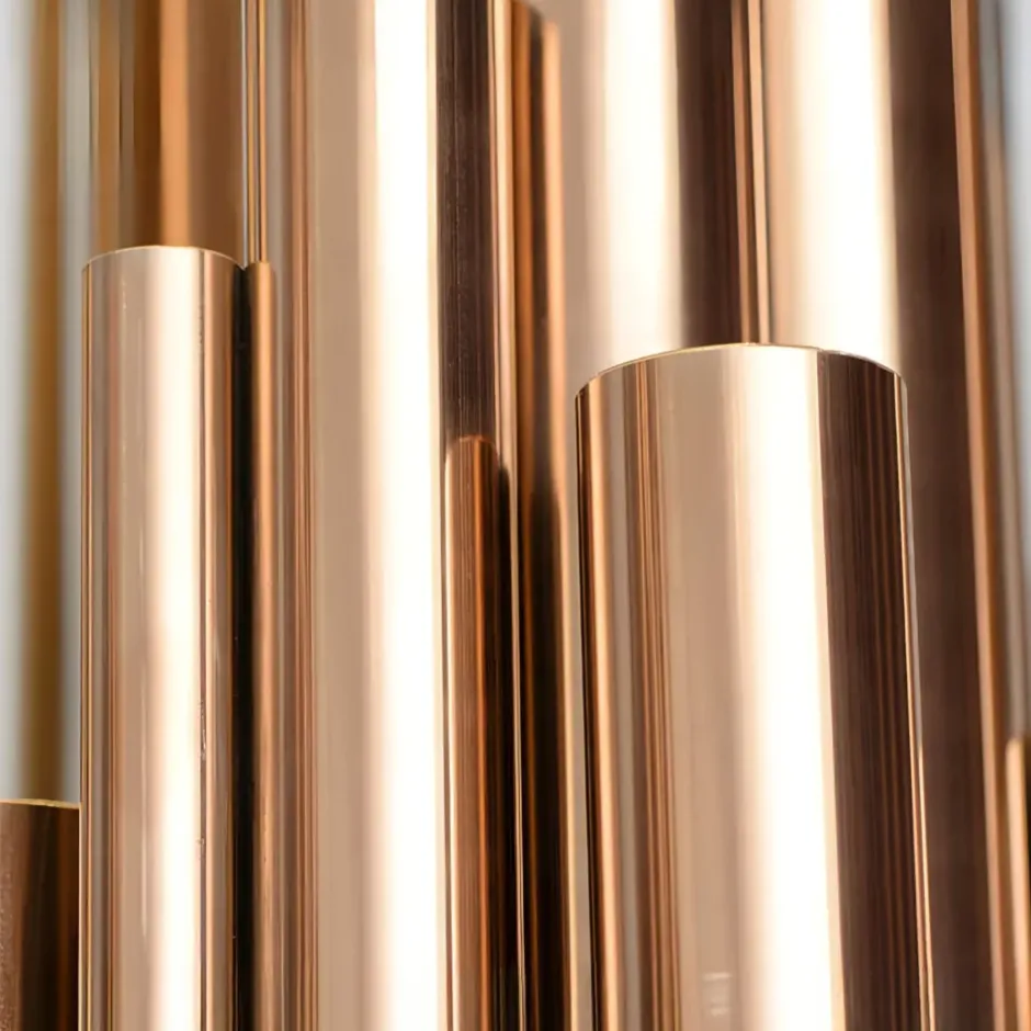 Statues & Sculptures Floor Standing|Abstract^Light Symphony 165cm Copper Metal Garden Sculpture