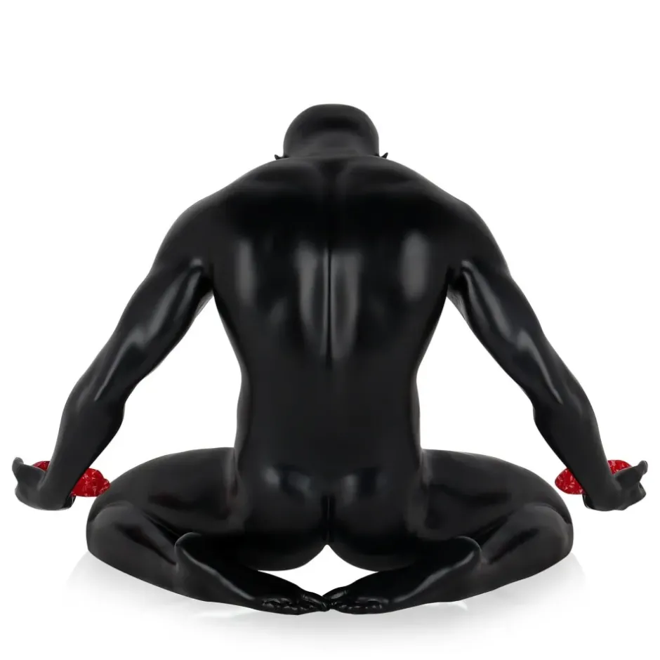 Statues & Sculptures Figurative|Table Top^Lost Affection 32cm Black Resin Indoor Sculpture