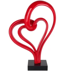 Statues & Sculptures Floor Standing|Abstract^Love Fusion 73cm Red Resin Indoor Sculpture